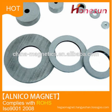 Permanent Cast multipole ring shaped Alnico 5 grade alnico magnet